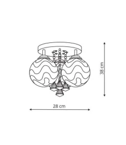 Plafon Sada 3 (LP-119/3C) - Light Prestige