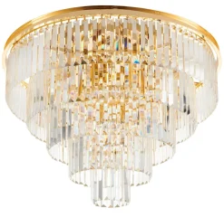 Plafon sufitowy SPLENDORE złoty 80 cm (DN915-80) - Step into Design