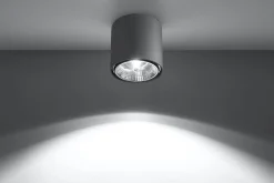 Plafon TIUBE szary (SL.0696) - Sollux