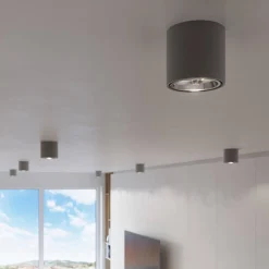 Plafon TIUBE szary (SL.0696) - Sollux