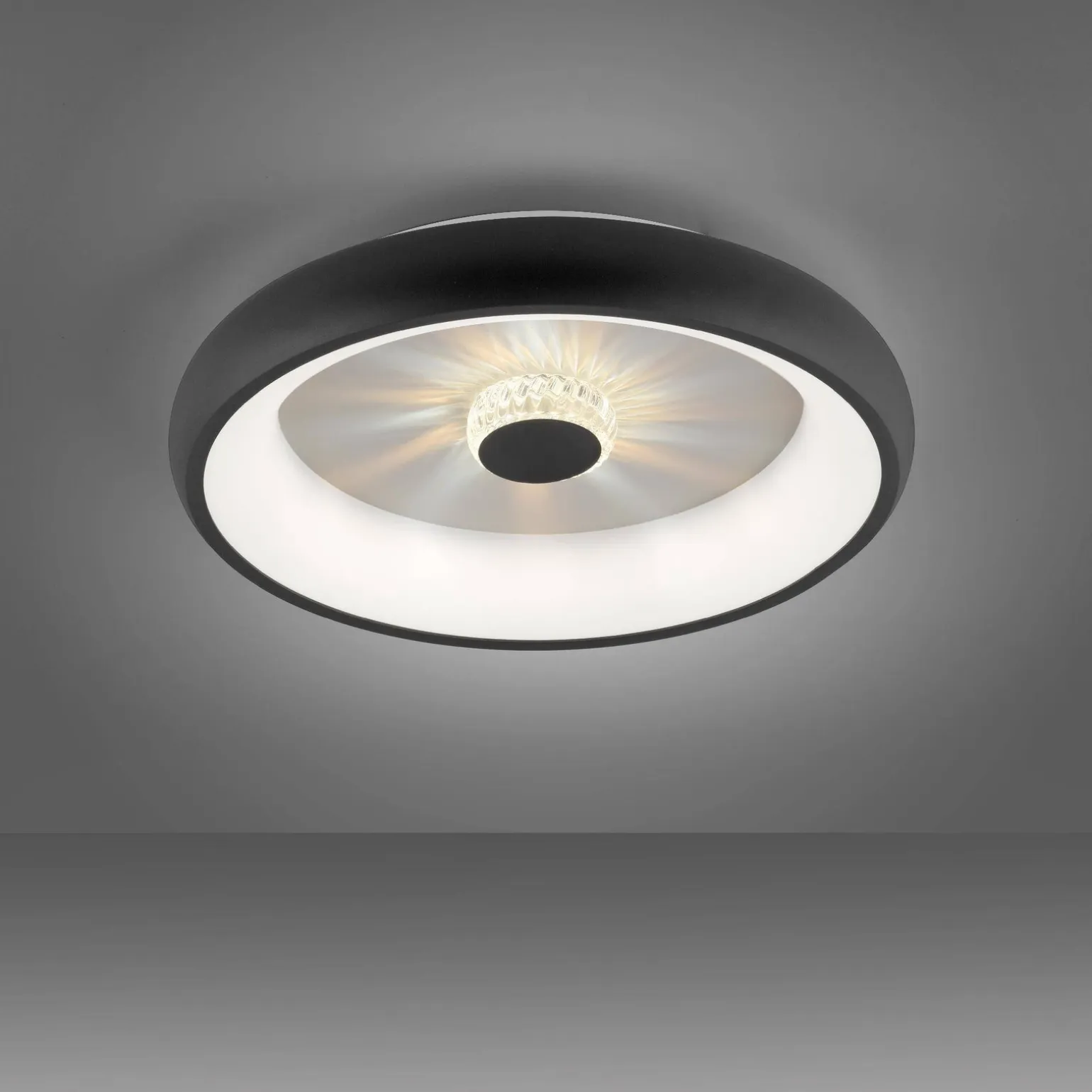 Plafon VERTIGO ceiling light black body (14384-18) - Paul Neuhaus