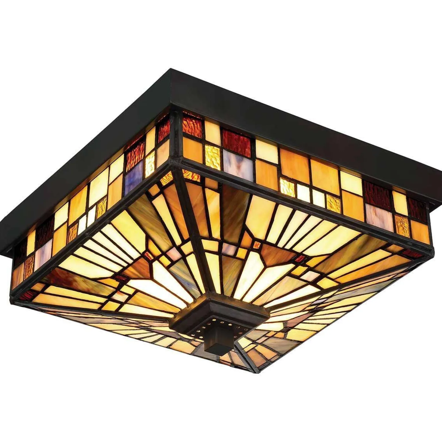 Plafon w stylu Art Deco Inglenook (QZ-INGLENOOK-F) - Elstead Lighting