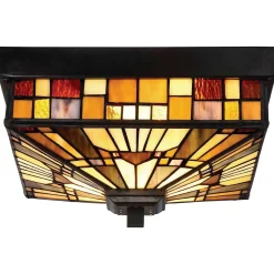 Plafon w stylu Art Deco Inglenook (QZ-INGLENOOK-F) - Elstead Lighting