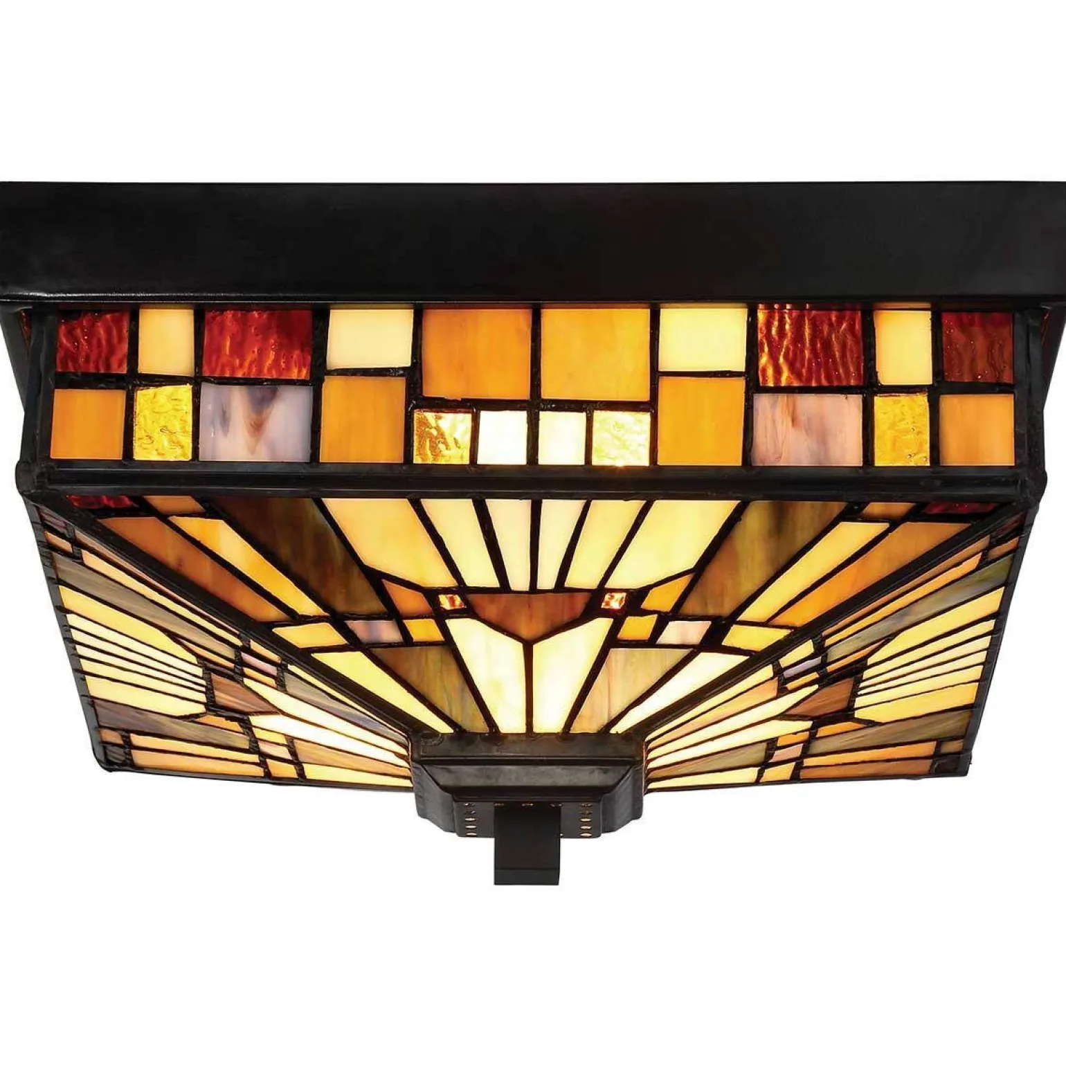 Plafon w stylu Art Deco Inglenook (QZ-INGLENOOK-F) - Elstead Lighting