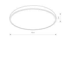 Plafon wewnętrzny AGNES ROUND LED PRO (10974) - Nowodvorski