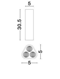 Plafon wewnętrzny TACHIRA (LE44915) - Luces Exclusivas