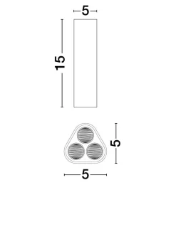 Plafon wewnętrzny TACHIRA (LE44911) - Luces Exclusivas