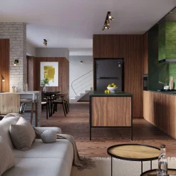 Plafon WINX 3 czarny/złoty (SL.1384) - Sollux Lighting