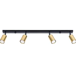 Plafon WINX 4L czarny/złoty (SL.1387) - Sollux Lighting