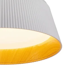 Plafon z efektownym kloszem FRILL LED biały 45 cm (ST-DL6487-C-WH) - Step into Design