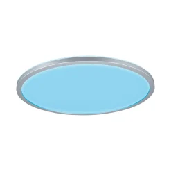 Plafoniera ATRIA SHINE LED Backlight DIM RGBW 20W 2200lm okrągła 420mm 230V chrom matowy / tworzywo sztuczne (PL71019) - PAULMANN