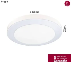 Plafoniera CIRCULA 14W 3000K IP44 230V biały / tworzywo sztuczne (PL94528) - PAULMANN