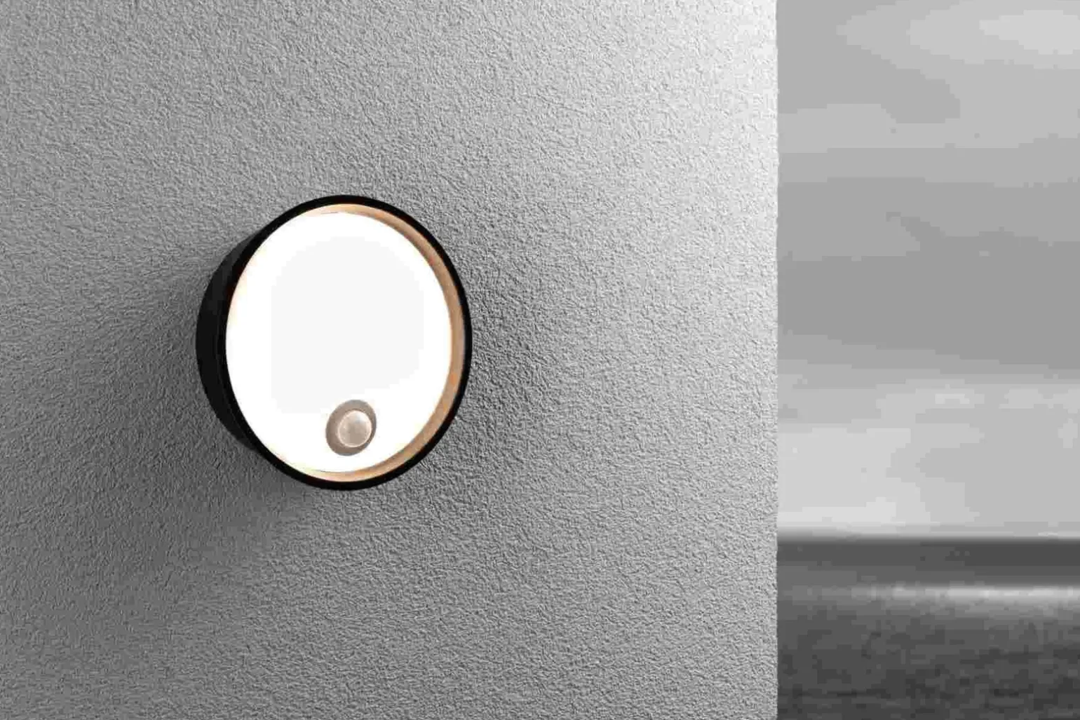 Plafoniera PLATOMO LED 14.5W 1200lm DIM + zmierzchu 180mm okrągła IP44 3000K 230V czarny / tworzywo sztuczne (PL94698) - PAULMANN