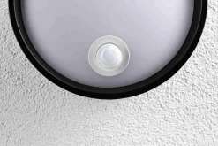 Plafoniera PLATOMO LED 14.5W 1200lm DIM + zmierzchu 180mm okrągła IP44 3000K 230V czarny / tworzywo sztuczne (PL94698) - PAULMANN