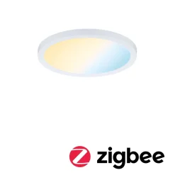 Plafoniera VariFit AREO LED DIM SM Zigbee 13W 1200lm 3000-6500K okrągła 175mm IP44 230V biały matowy / tworzywo sztuczne (PL93043) - PAULMANN