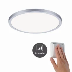 Plafoniera VariFit AREO LED DIM 16W 1400lm 4000K okragła 230mm IP44 230V chrom matowy / tworzywo sztuczne (PL93058) - PAULMANN