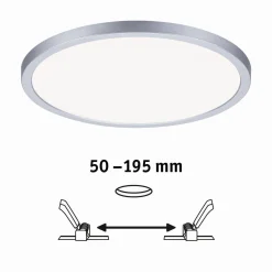 Plafoniera VariFit AREO LED DIM 16W 1400lm 4000K okragła 230mm IP44 230V chrom matowy / tworzywo sztuczne (PL93058) - PAULMANN