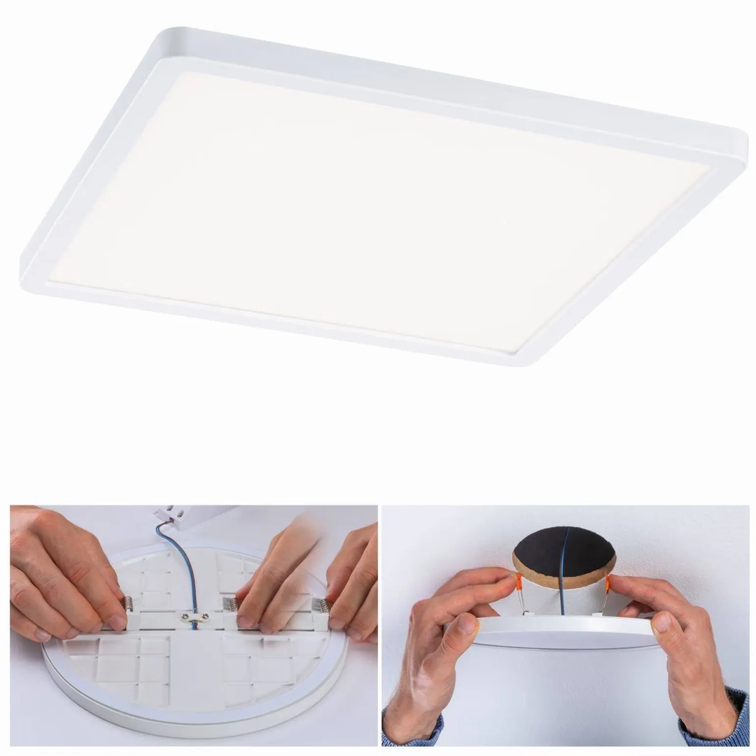 Plafoniera VariFit AREO LED DIM 16W 1400lm 4000K 230x230mm IP44 230V biały matowy / tworzywo sztuczne (PL93060) - PAULMANN