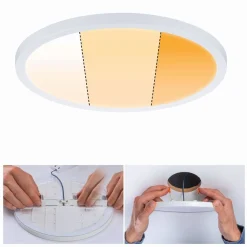Plafoniera VariFit AREO LED DIM 16W 1400lm 2000-4000K okrągła 230mm IP44 230V biały matowy / tworzywo sztuczne (PL92990) - PAULMANN