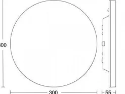 Plafoniera wewnętrzna IP 40 z czujnikiem ruchu i zmierzchu LED RS PRO R10 PLUS SC WW (ST067717) - STEINEL