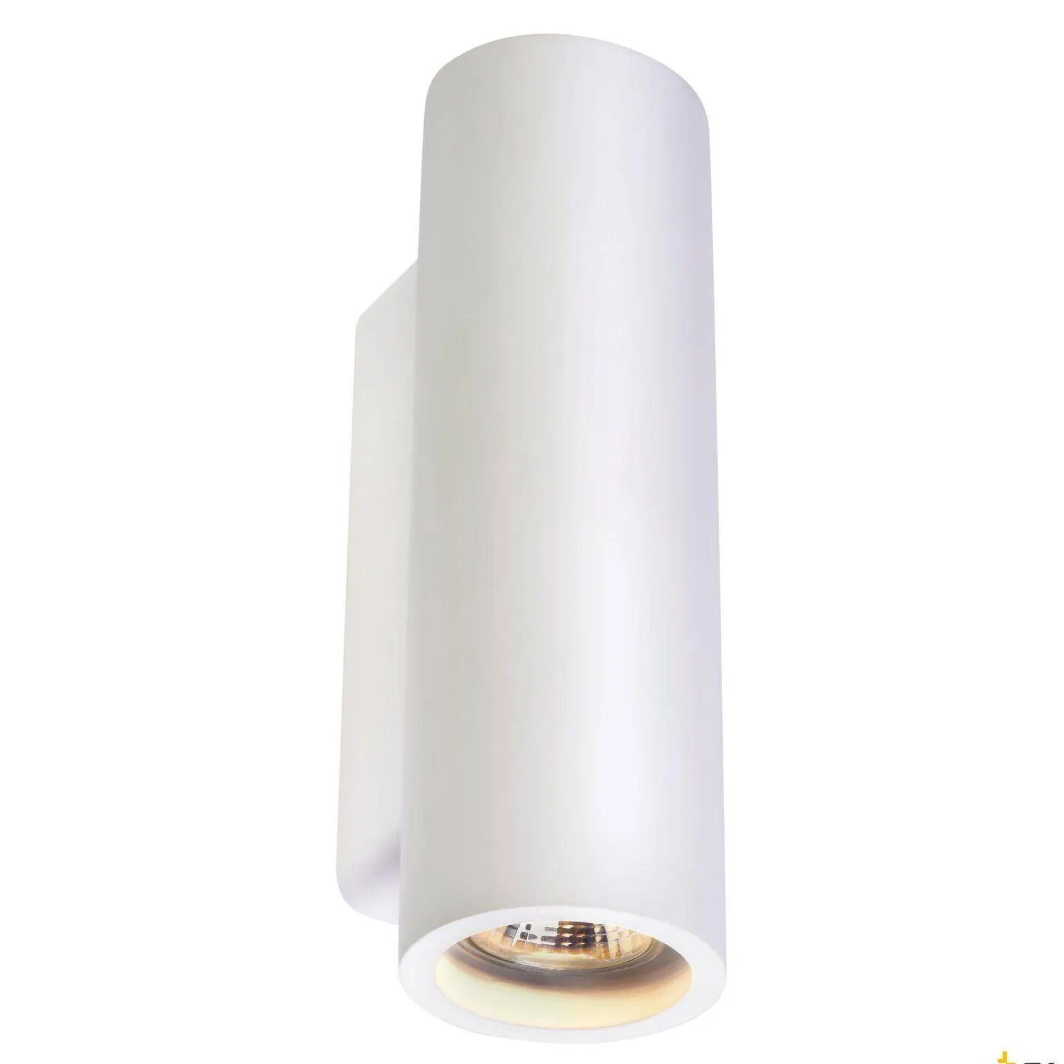 PLASTRA, lampa ścienna, QPAR51, okrągła, Tube, biały gips, maks. 70W (148060) - SLV
