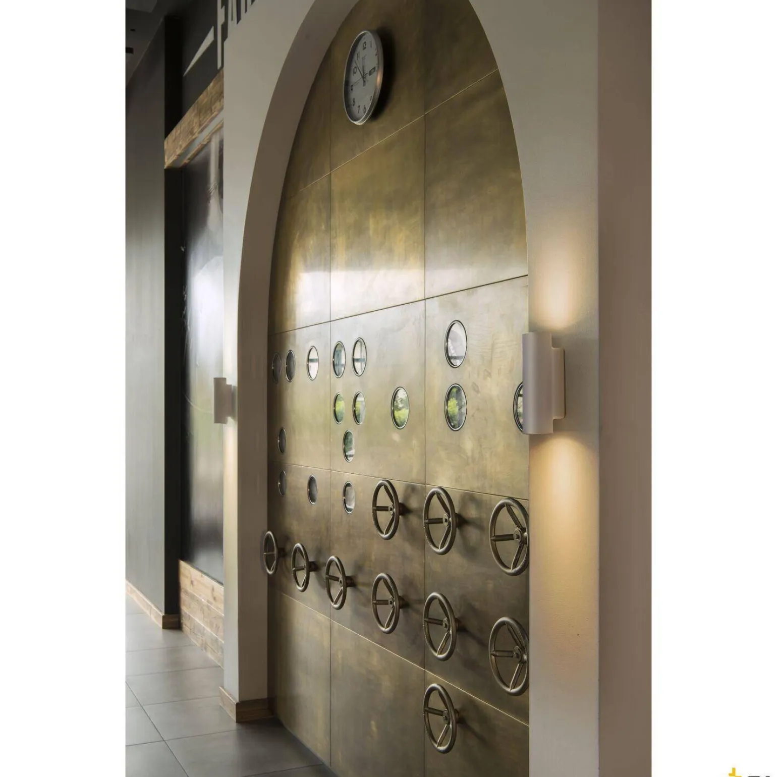 PLASTRA, lampa ścienna, QPAR51, okrągła, Tube, biały gips, maks. 70W (148060) - SLV