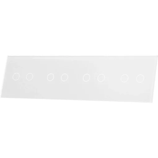 Poczwórny osimiokrotny biały panel szklany (702222-61) LIVOLO