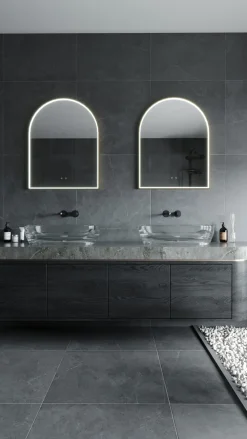 Podświetlane,ściemnialne lustro MAXLIGHT W0386 MIRROR 70x90 cm