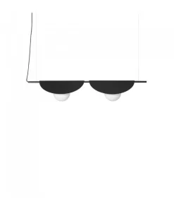 Podwójna lampa wisząca SALLO B czarna (SAB222P0) - Ummo