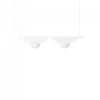 Podwójna lampa wisząca SALLO B biała (SAB211P0) - Ummo