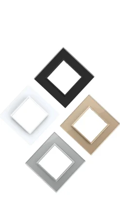 Podwójna ramka szklana w kolorze Różowym (GPF-2-67) LIVOLO