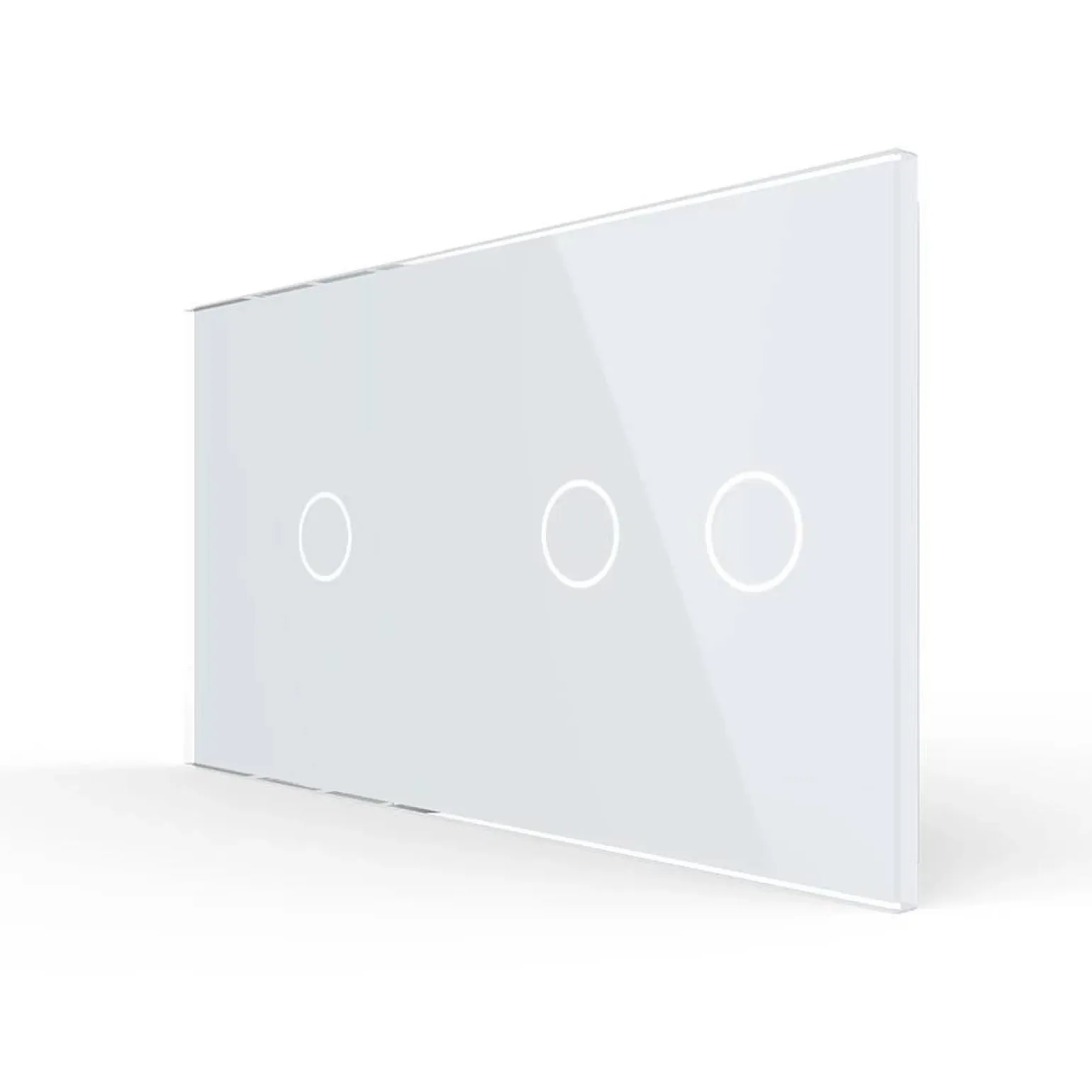 Podwójny panel szklany w kolorze Złotym (7012-63) LIVOLO