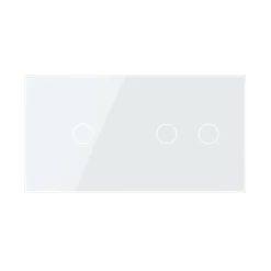 Podwójny panel szklany w kolorze Złotym (7012-63) LIVOLO