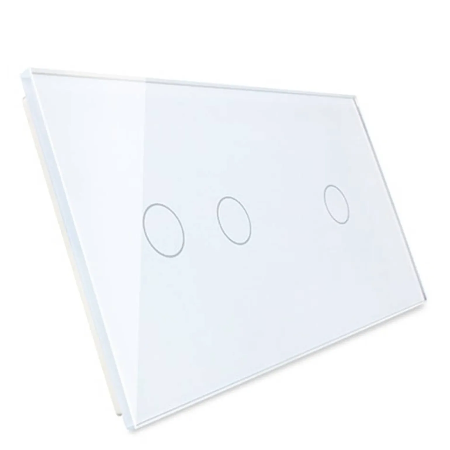 Podwójny panel szklany w kolorze Złotym (7012-63) LIVOLO