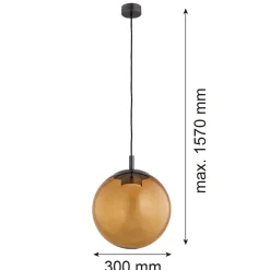 Pojedyncza lampa wisząca SACRAMENTO (8831) - Argon