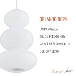 Pojedyncza lampa wisząca ORLANDO (8824) - Argon