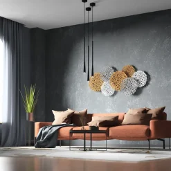 Pojedyncza Lampa Wisząca Elysia 1xLED czarna (PL0121-BK) - Yaskr