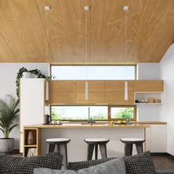 Pojedyncza lampa wisząca nad wyspę kuchenną PRYSM 1 biała (SL.1397) - Sollux Lighting