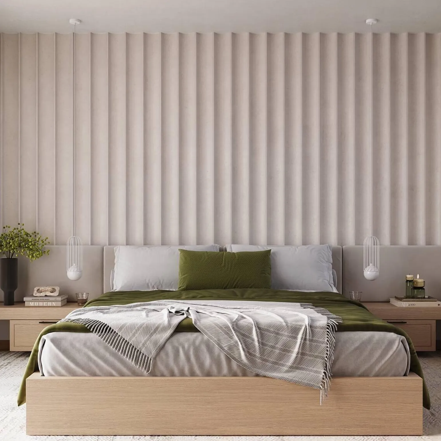 Pojedyncza lampa wisząca przy łóżku BRINA 1 biała (SL.1331) - Sollux Lighting