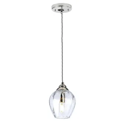 Pojedyncza lampa wisząca Tiber (TIBER-P-CLEAR) - Elstead Lighting