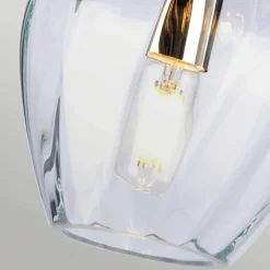 Pojedyncza lampa wisząca Tiber (TIBER-P-CLEAR) - Elstead Lighting