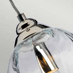 Pojedyncza lampa wisząca Tiber (TIBER-P-CLEAR) - Elstead Lighting