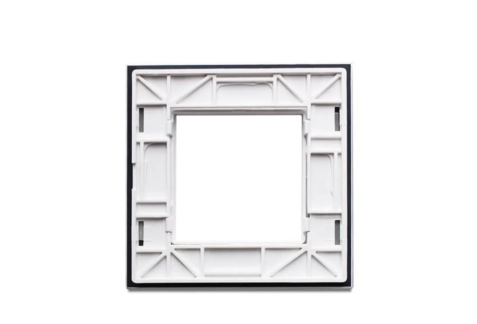 Pojedyncza ramka szklana w kolorze Białym (GPF-1-61) LIVOLO