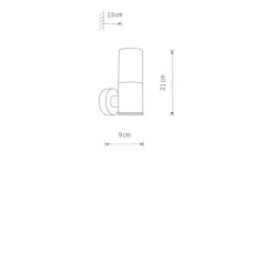 Pojedynczy kinkiet zewnętrzny IDA (11371) - Nowodvorski