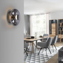 POSH KINKIET/LAMPA SUFITOWA SZARA (15696-15) - Paul Neuhaus