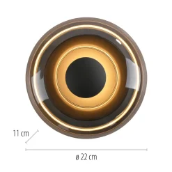 POSH KINKIET/LAMPA SUFITOWA SZARA (15696-15) - Paul Neuhaus