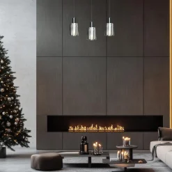 Potrójna lampa wisząca Arcadia Black 3xE27 (ML1819) - Milagro