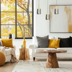 Potrójna lampa wisząca Arcadia Gold 3xE27 (ML1817) - Milagro