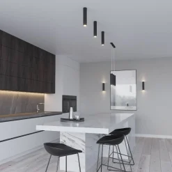 Potrójna Lampa wisząca LAGOS 3 czarny (SL.0329) - Sollux