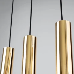 Potrójna Lampa Wisząca LAGOS 3 złoty połysk (SL.1201) - Sollux Lighting